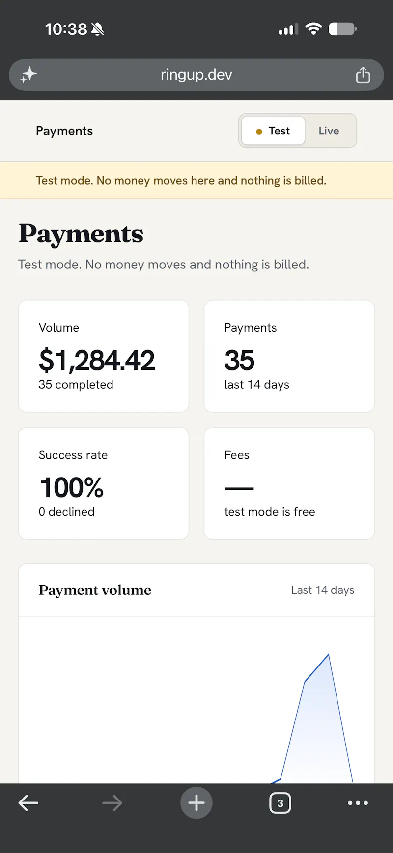 Ringup screenshot 3