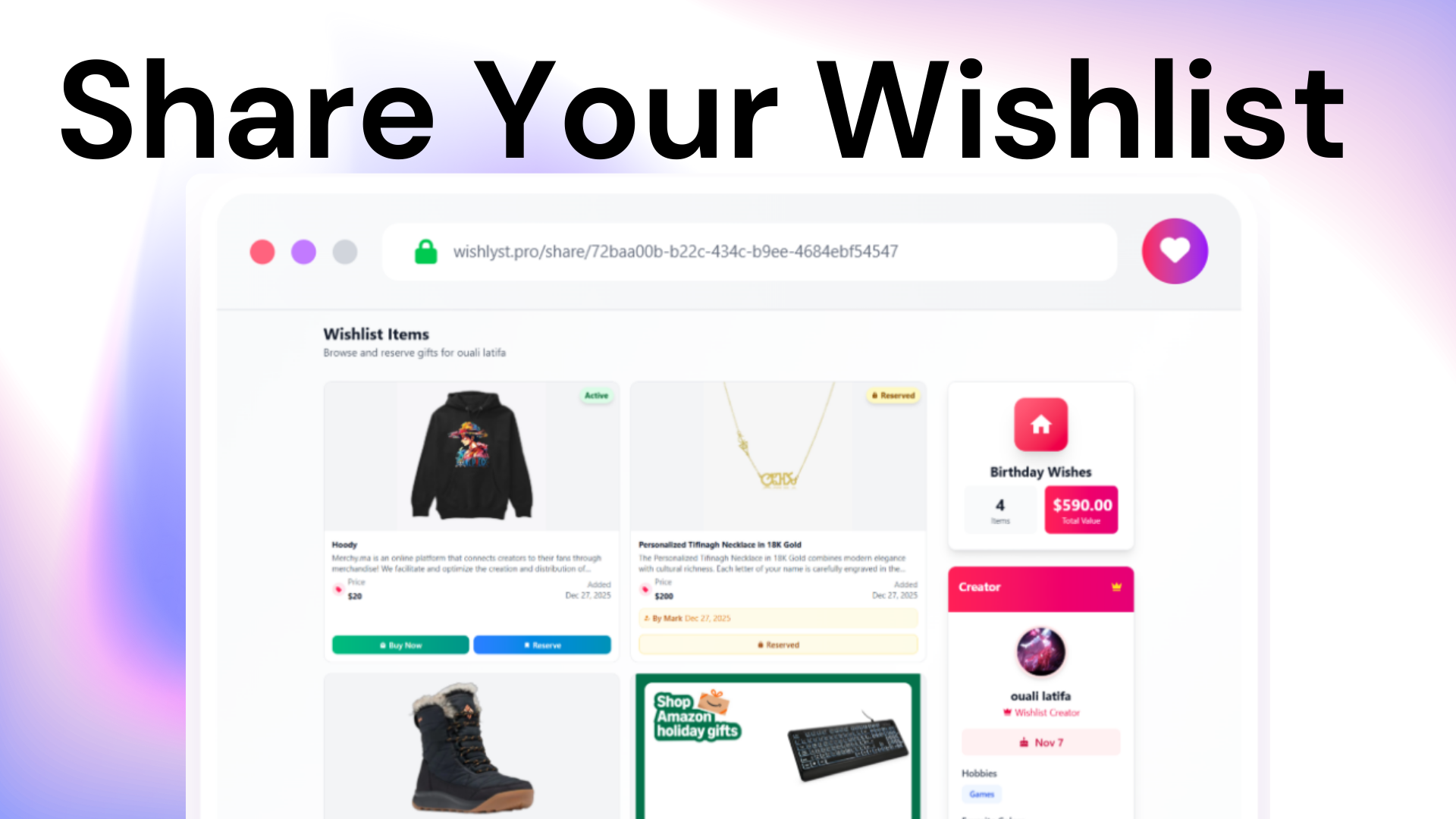 wishlyst gallery image