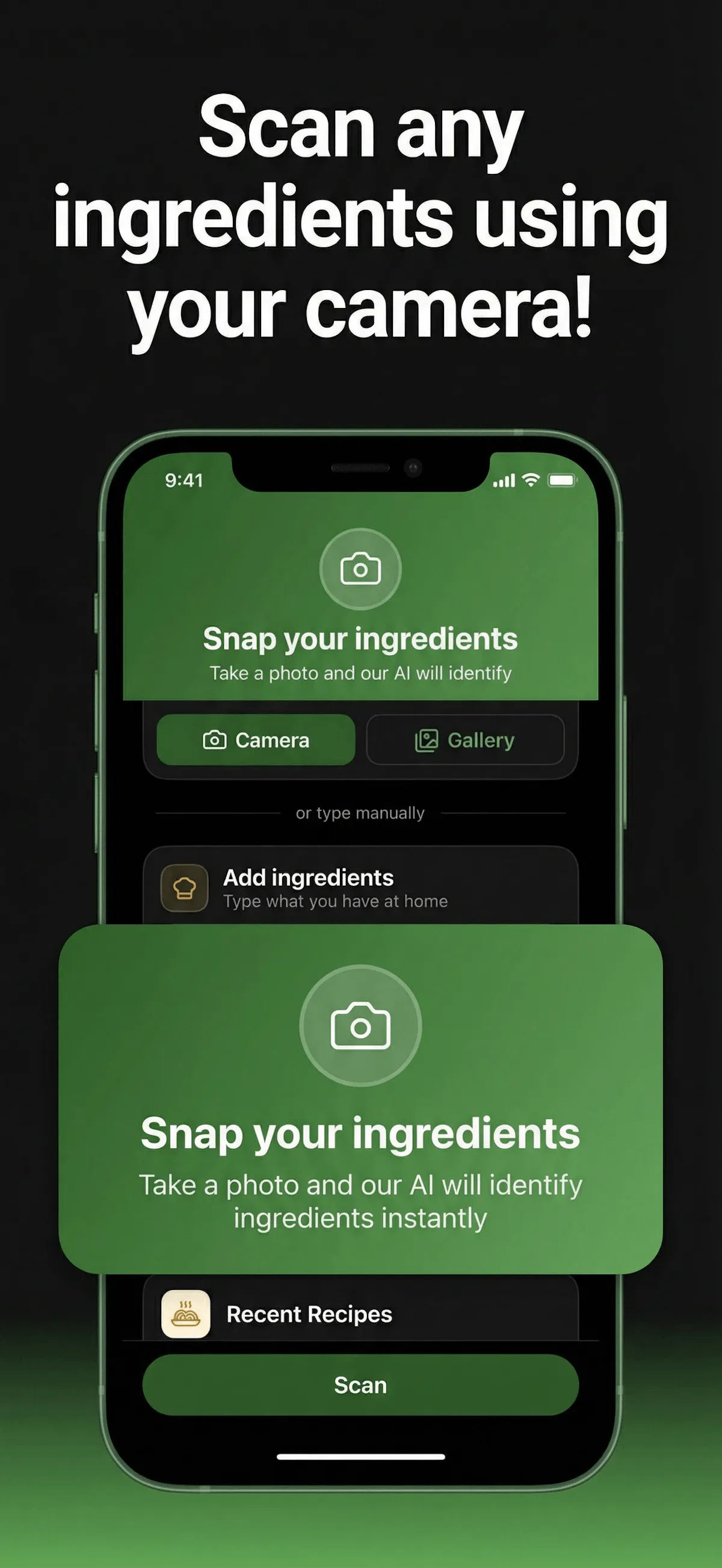 InstaRecipe: Generate Recipes