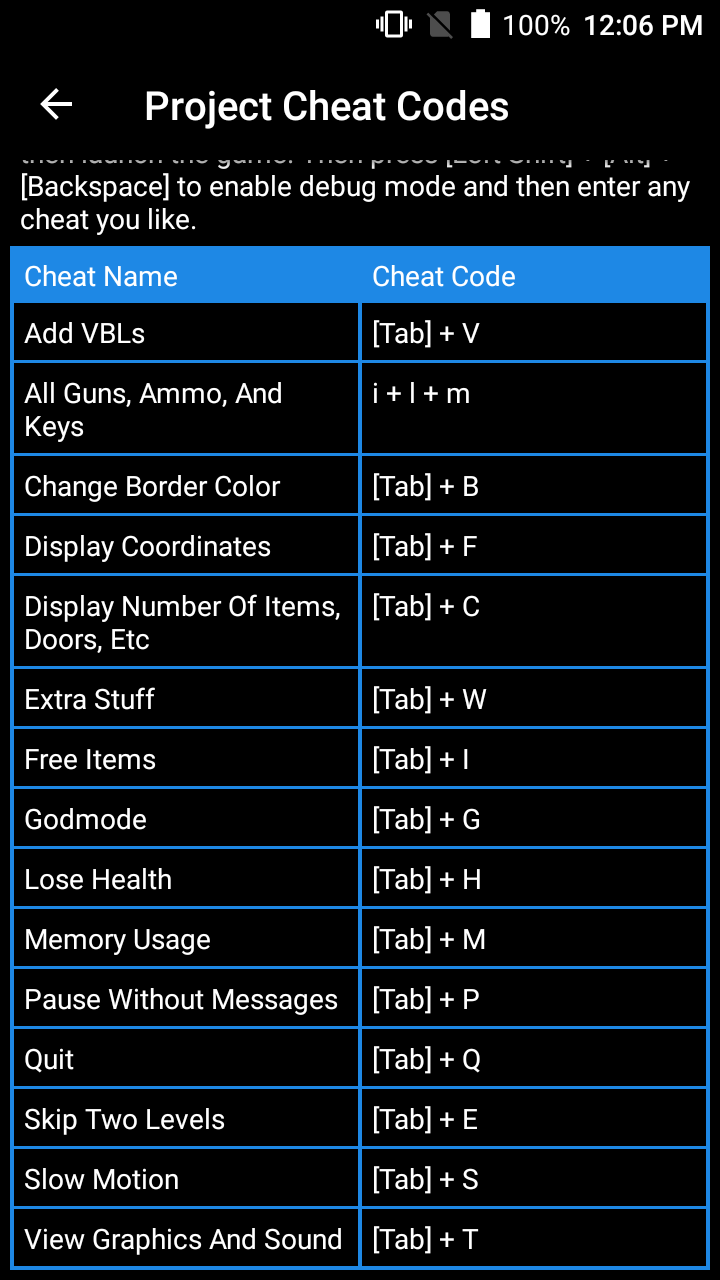 Project Cheat Codes gallery image