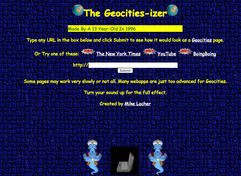 Geocities-izer
