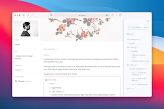 Notion Website Themes & Templates gallery image