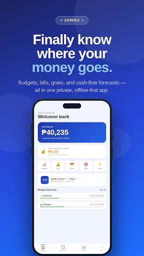 Jondu: Offline Budget & Expense Tracker gallery image