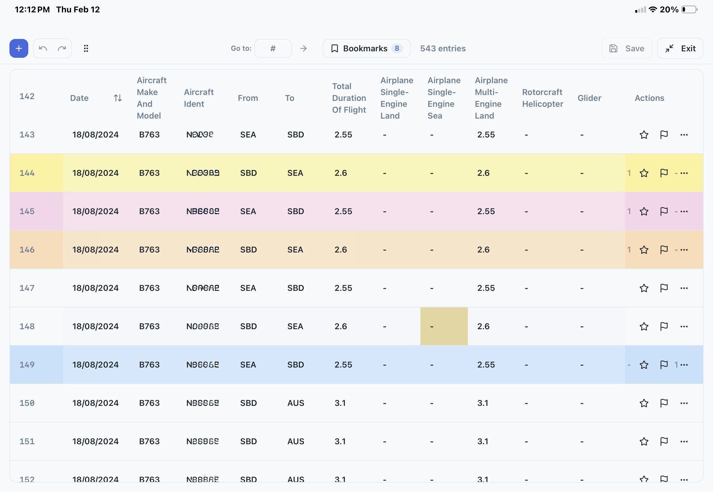 LogbookScan - Main product screenshot demonstrating key features and user interface
