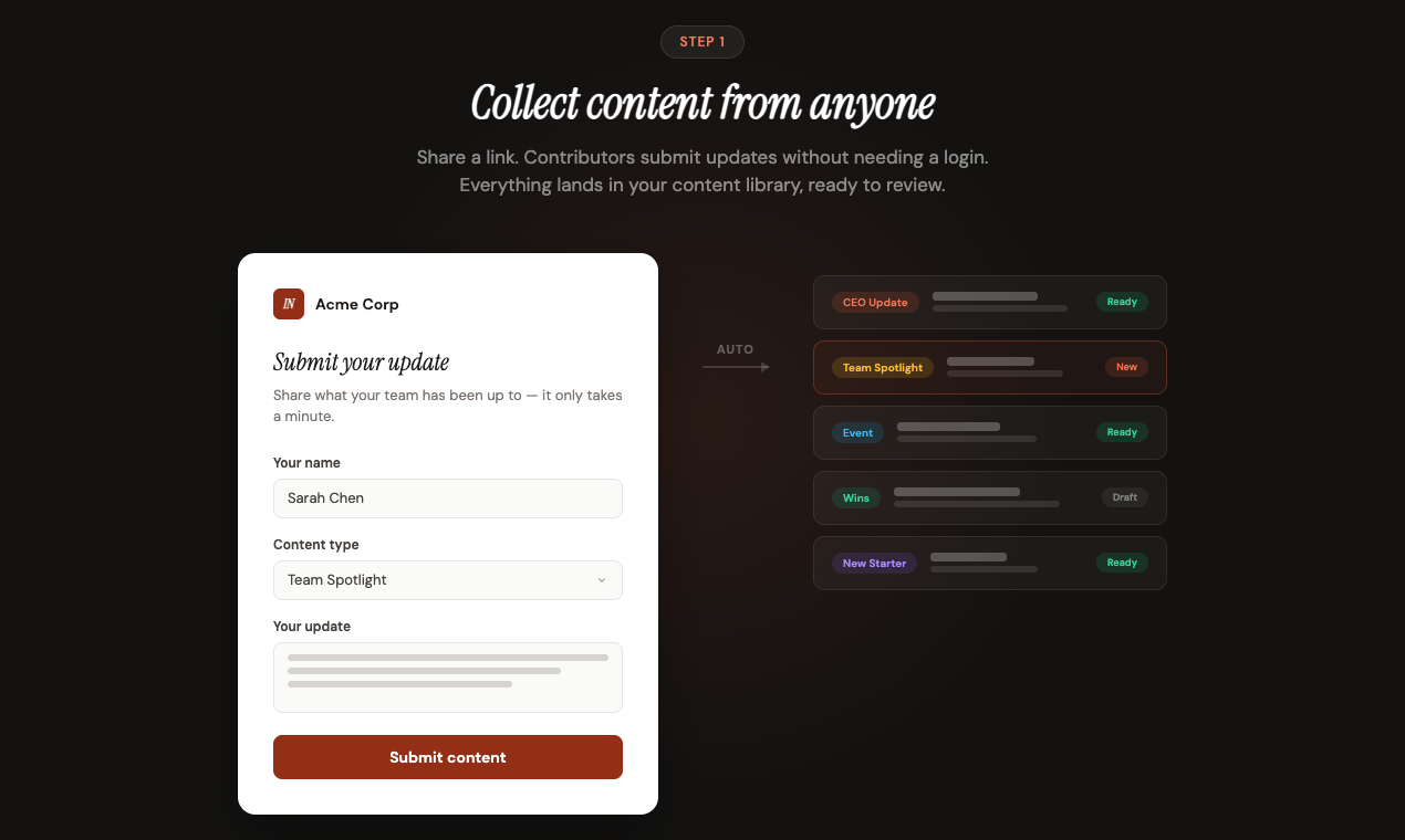 Internal Newsletter gallery image