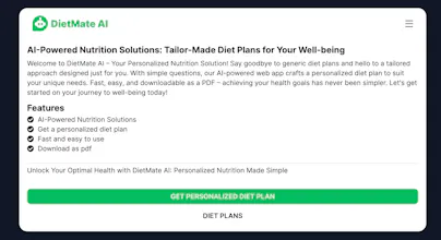 DietMate AI gallery image