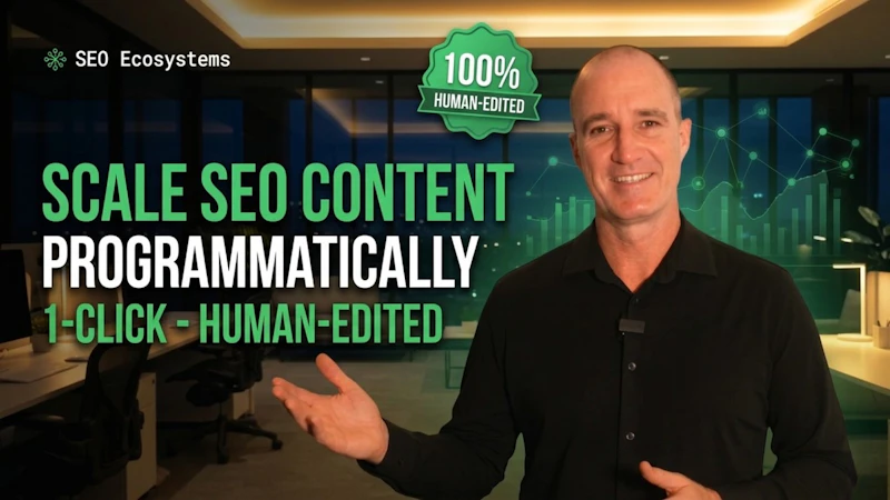 SEO Ecosystems screenshot 1 (video preview)