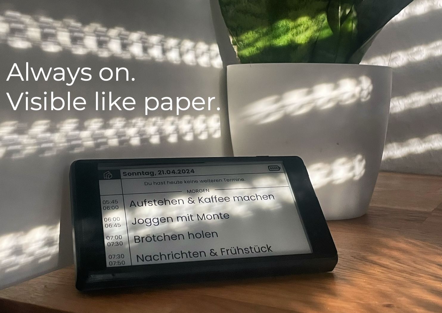 Papersync - 予定とタスクを示すeペーパーディスプレイメディア7