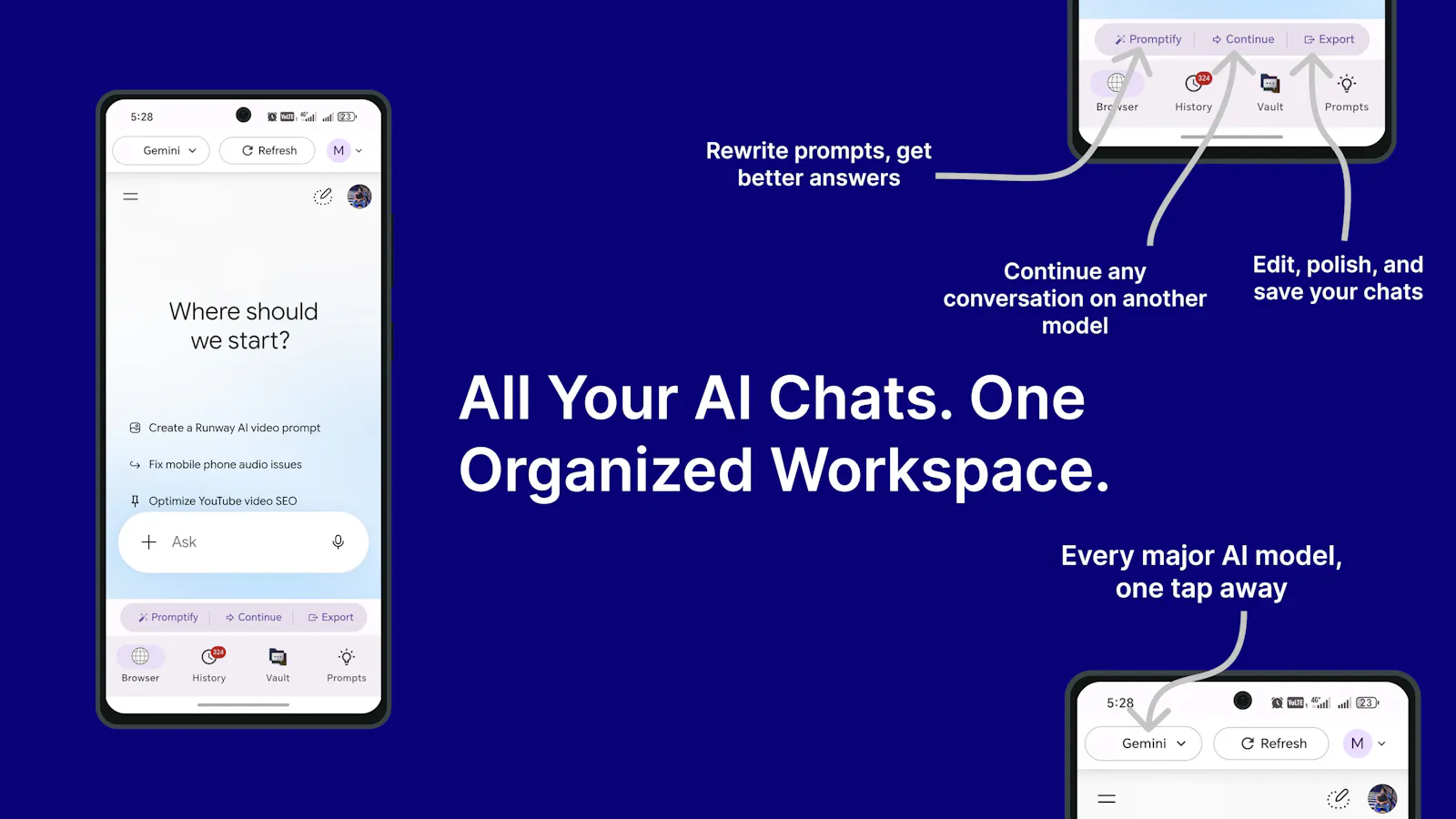 Mimtush: AI Workspace screenshot 1