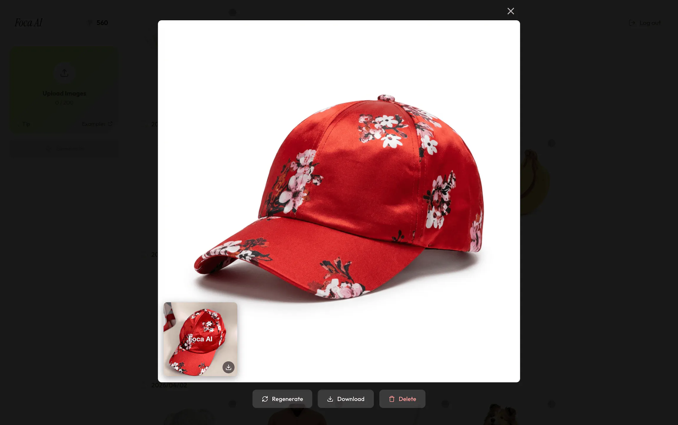 Foca AI - White BG E-commerce Images gallery image