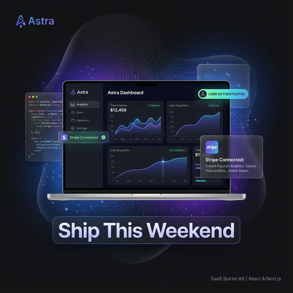 Astra Launch - Screenshot 2 showing product features and functionality