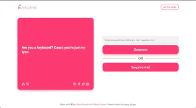 AI Pickup Lines Generator gallery image