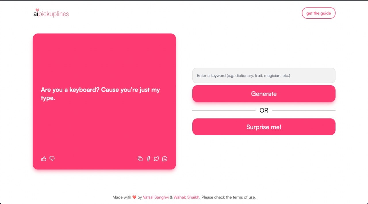 AI Pickup Lines Generator media 4