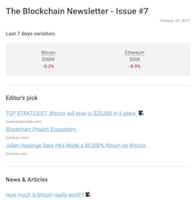 The Blockchain Newsletter gallery image