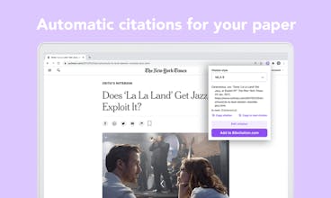 Bibcitation for Chrome gallery image