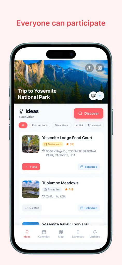 GroupTripper 제품 배너