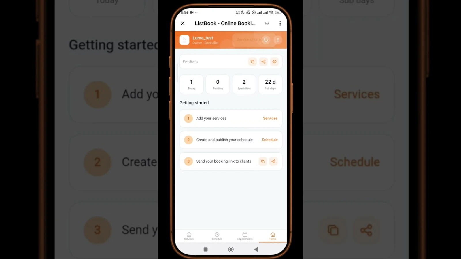 Listbook screenshot 1 (video preview)