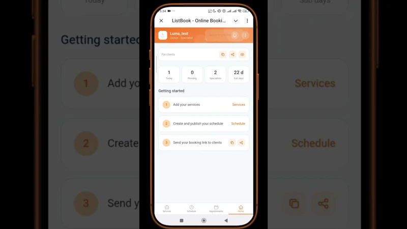 Listbook screenshot 1 (video preview)