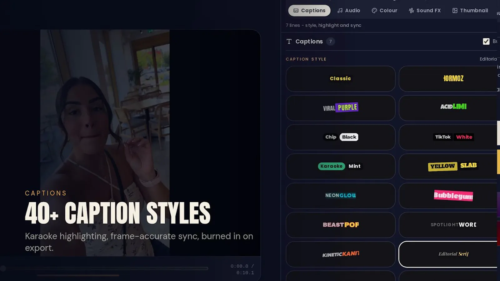Zupum - AI Video Editor screenshot 1 (video preview)