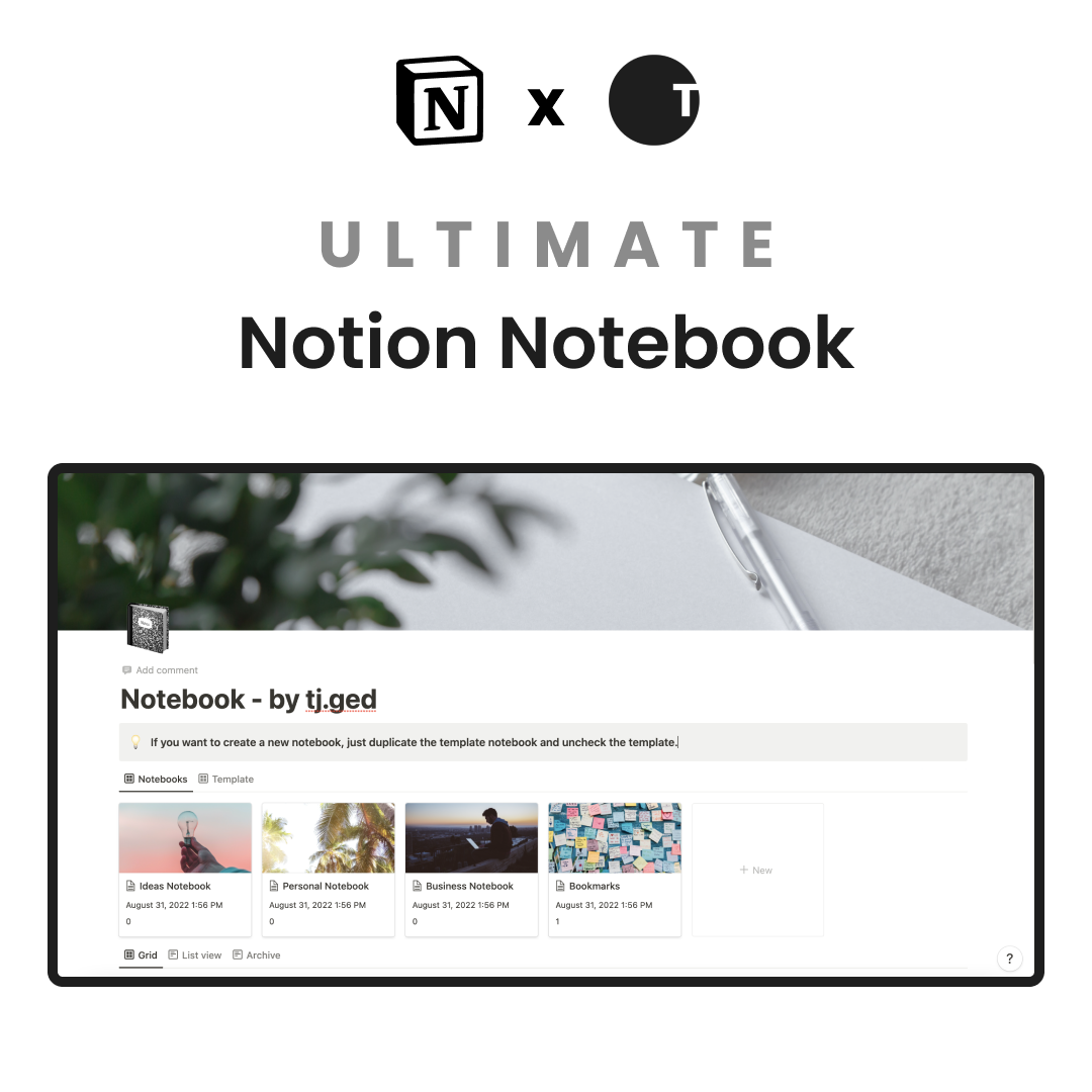 Ultimate Notebook for Notion