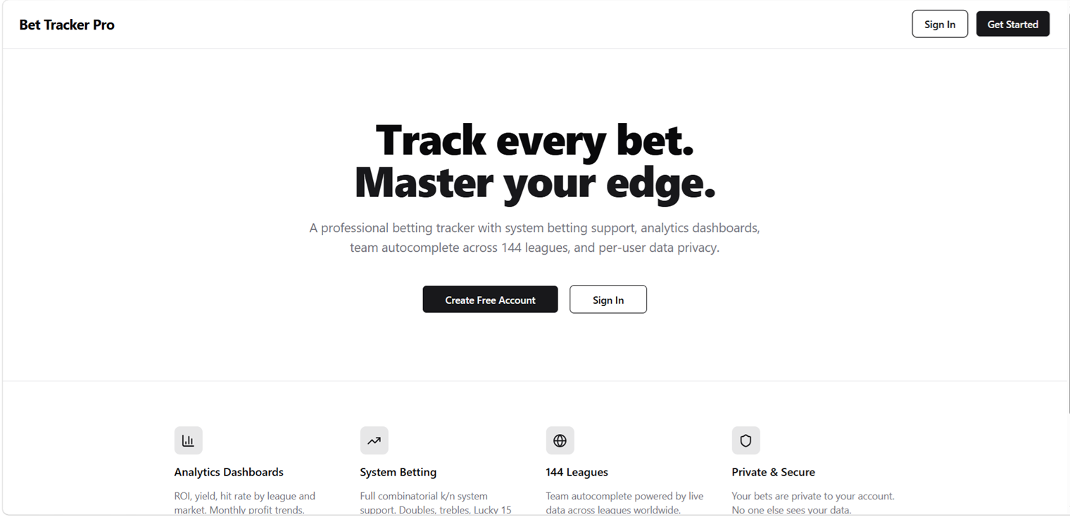 Bet Tracker Pro gallery image