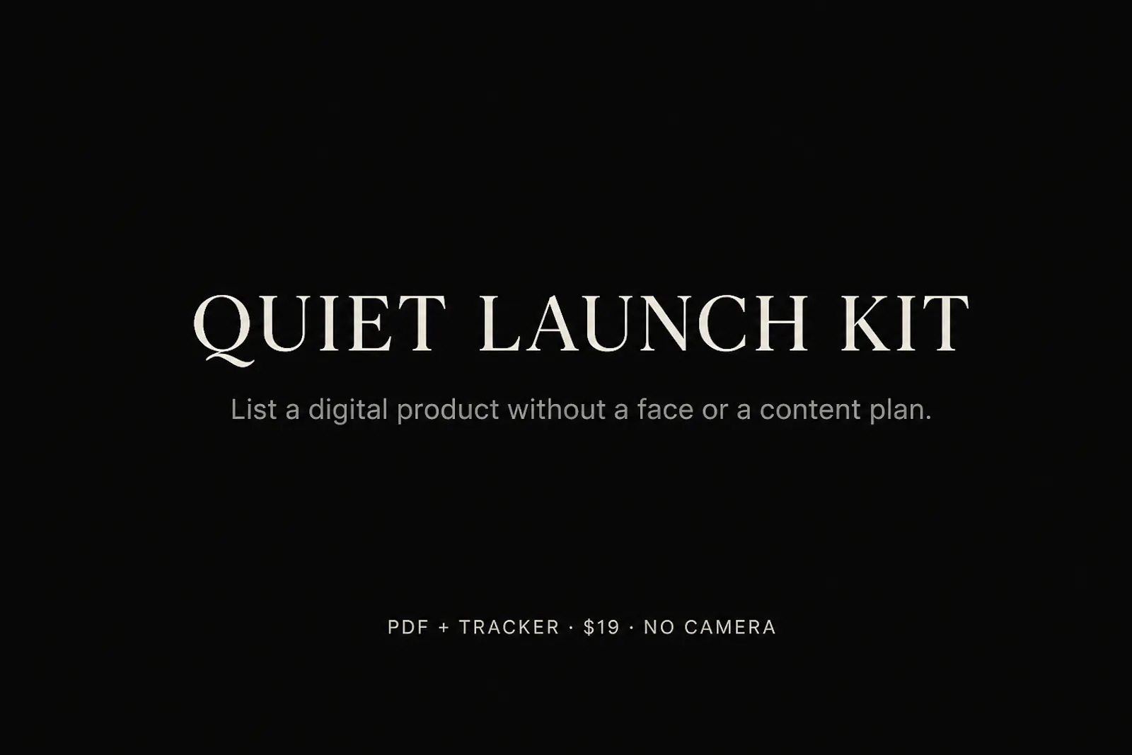 Quiet Launch Kit screenshot 3