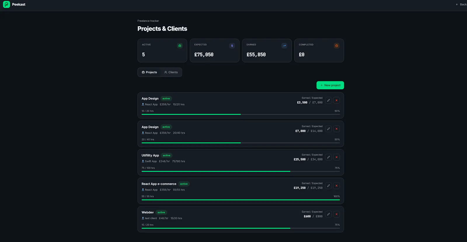Peekast screenshot 6