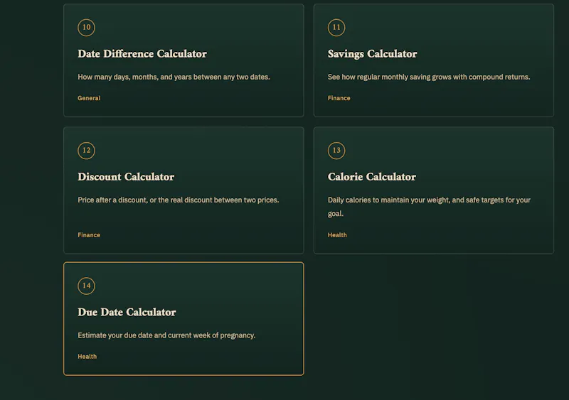 Daftary: Financial & Islamic Calculators screenshot 3