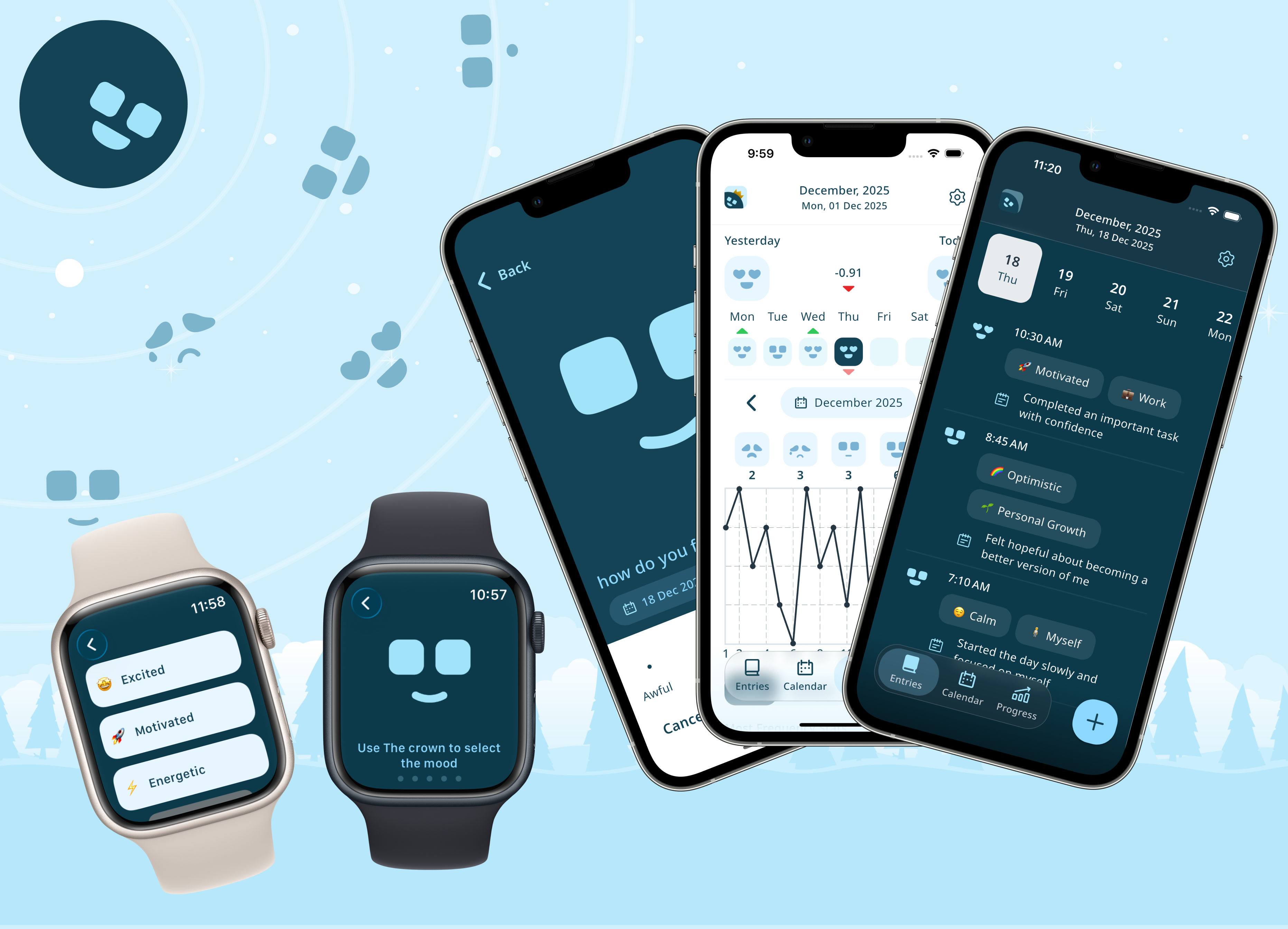Mood Space - Main product screenshot demonstrating key features and user interface