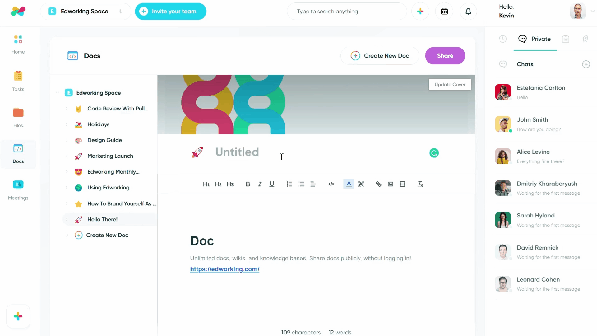 وسائط edworking - يجتمع وإنشاء وتوصيل كل شيء في منصة واحدة 9