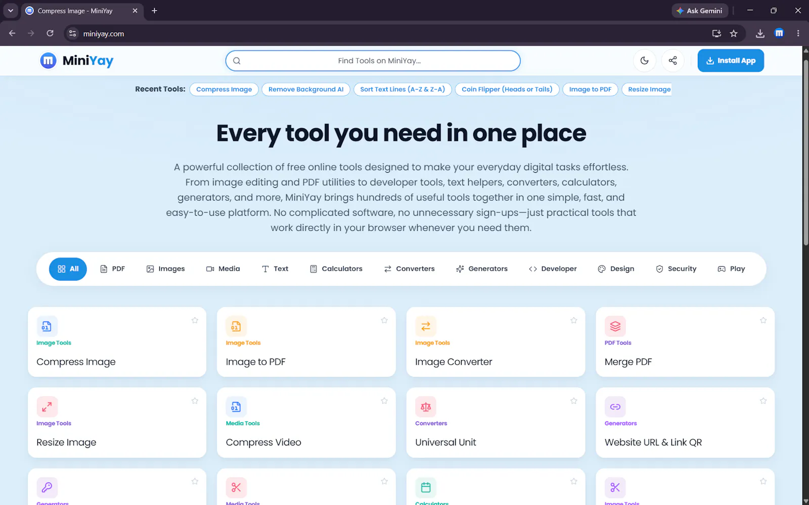 MiniYay screenshot 1