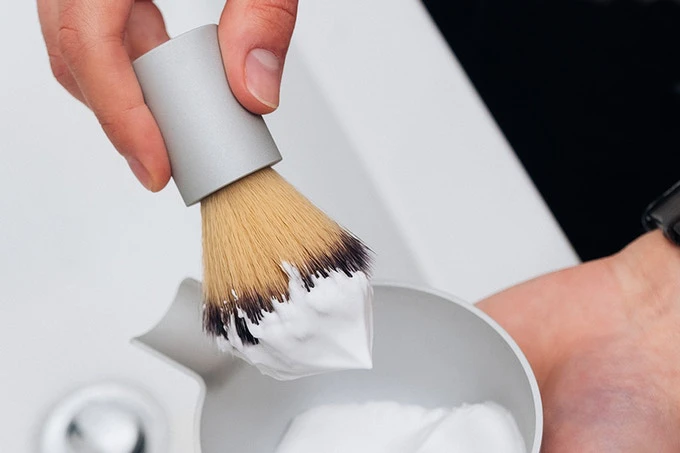 Angle by Morrama - Shaving Brush & Bowl