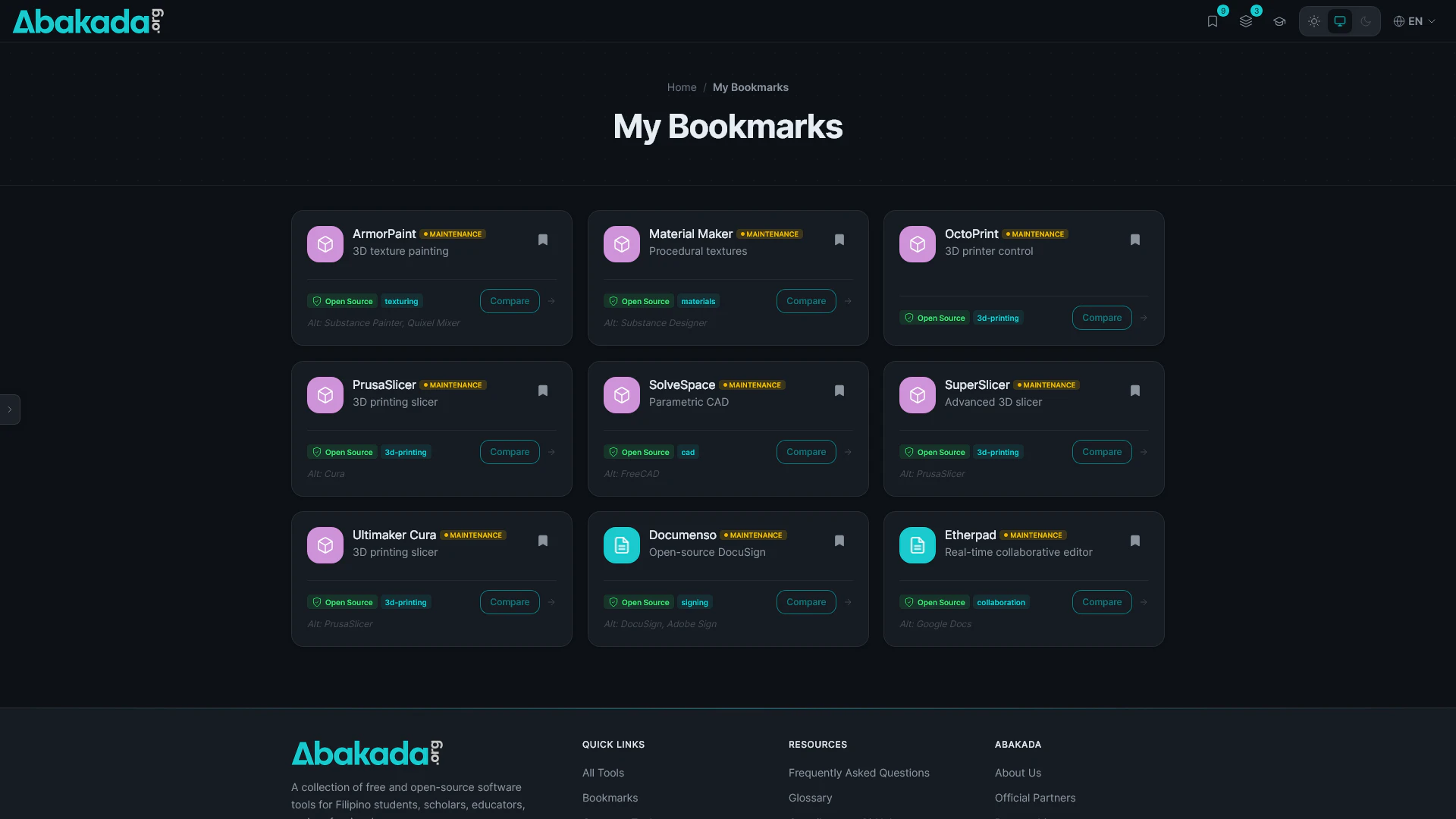 Abakada.org screenshot 2