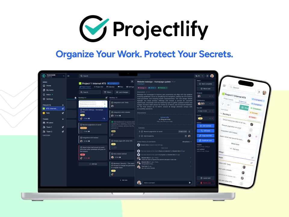 Projectlify - Simplify Project Managment gallery image