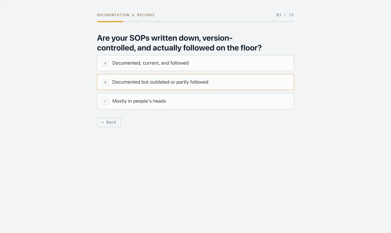 Factory Audit Readiness Score screenshot 3