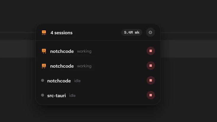 Notchcode screenshot 2