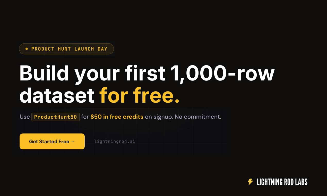 Lightning Rod: Training Data Generator gallery image