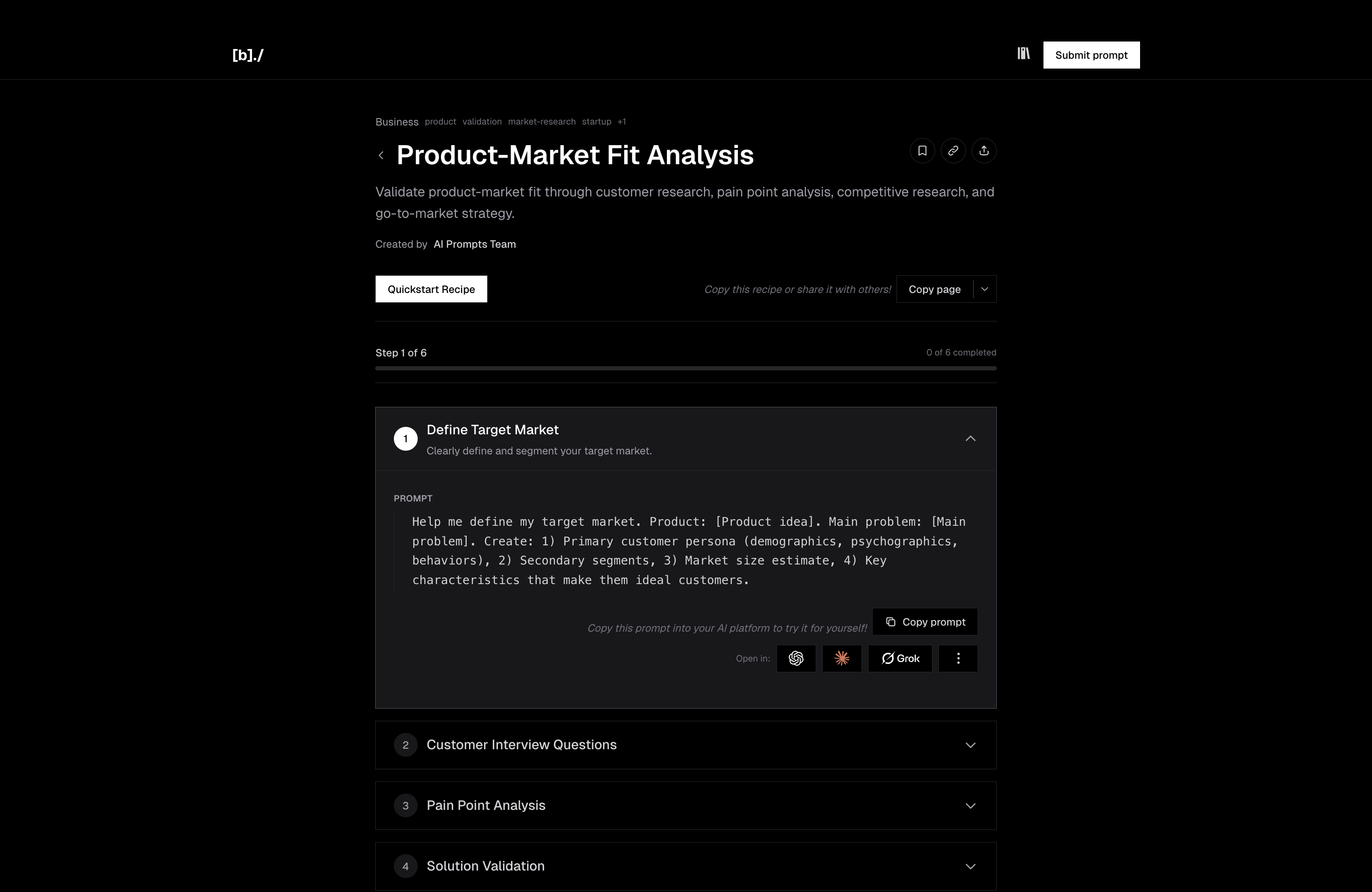 Bundl AI Prompt & Workflow Directory gallery image