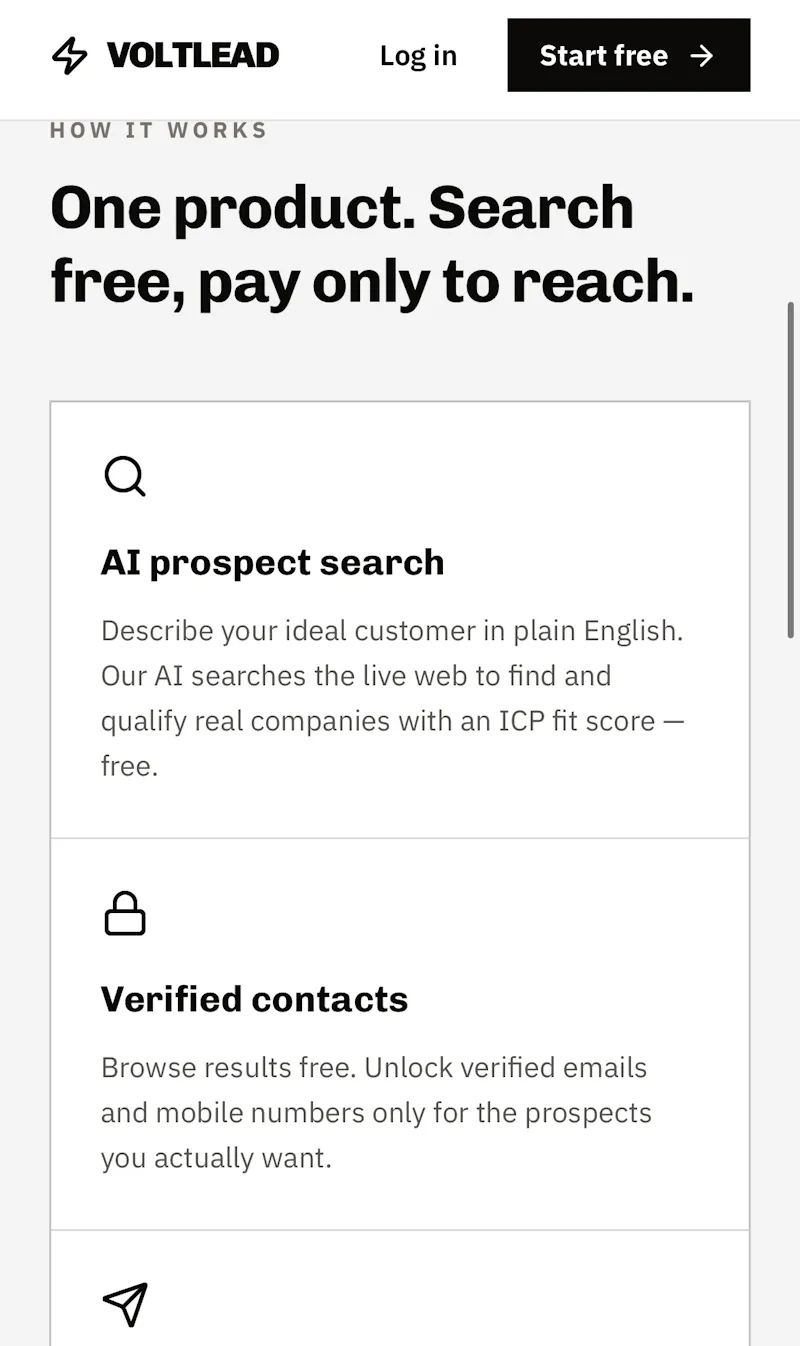 Voltlead — Outbound on Autopilot screenshot 1