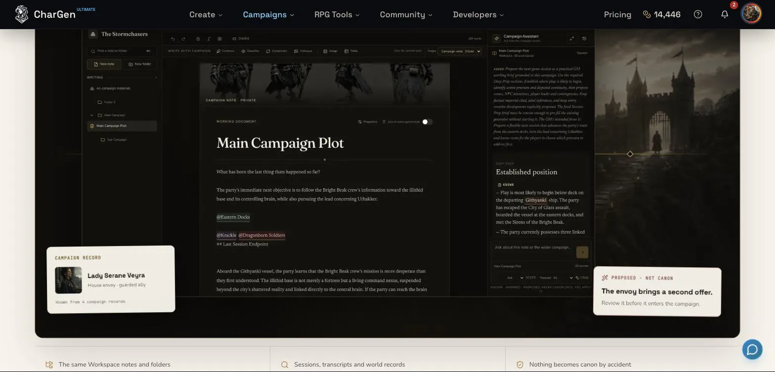 Campaign Studio by CharGen gallery image