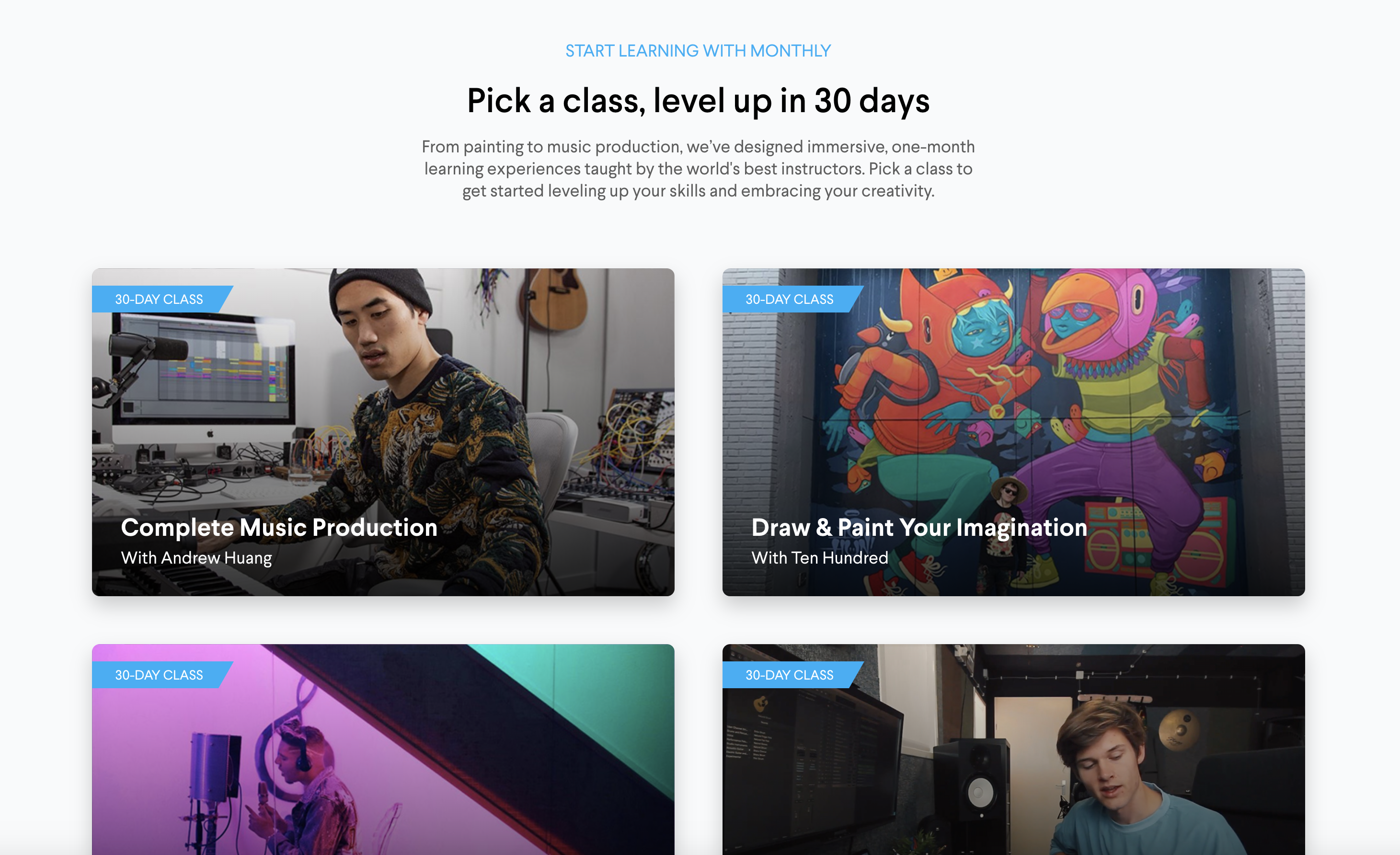 Monthly gallery image