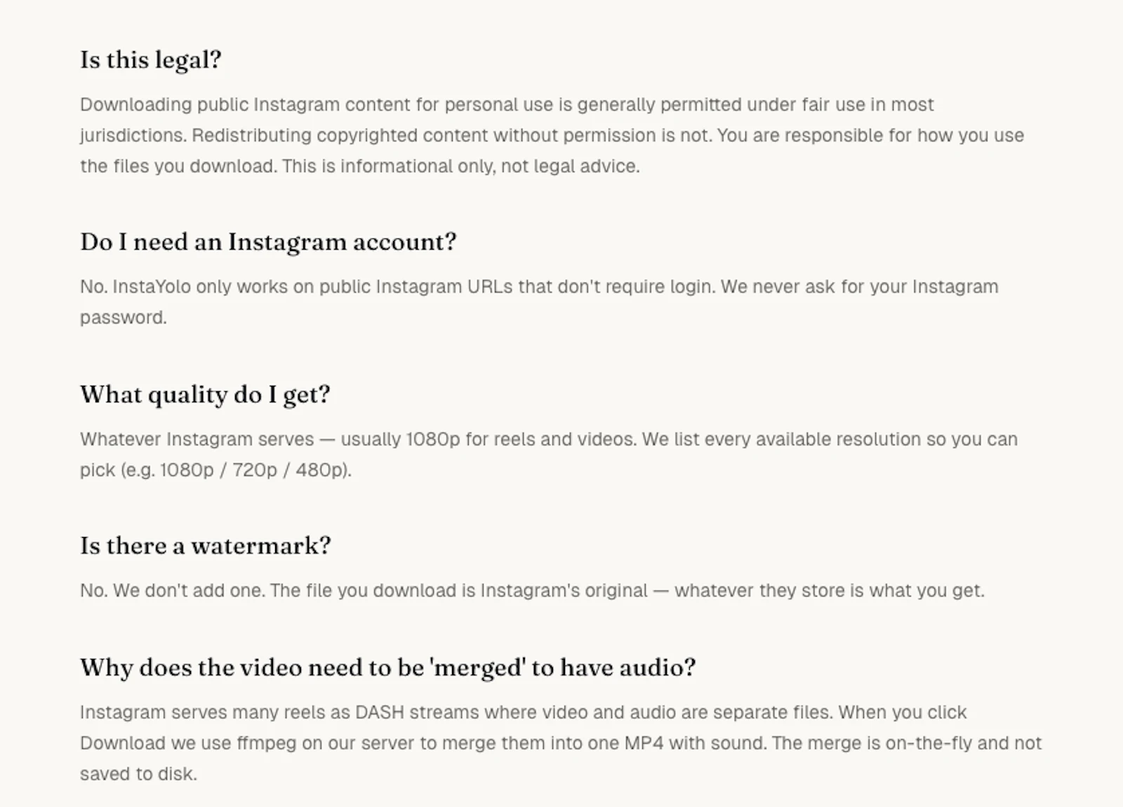 InstaYolo screenshot 2