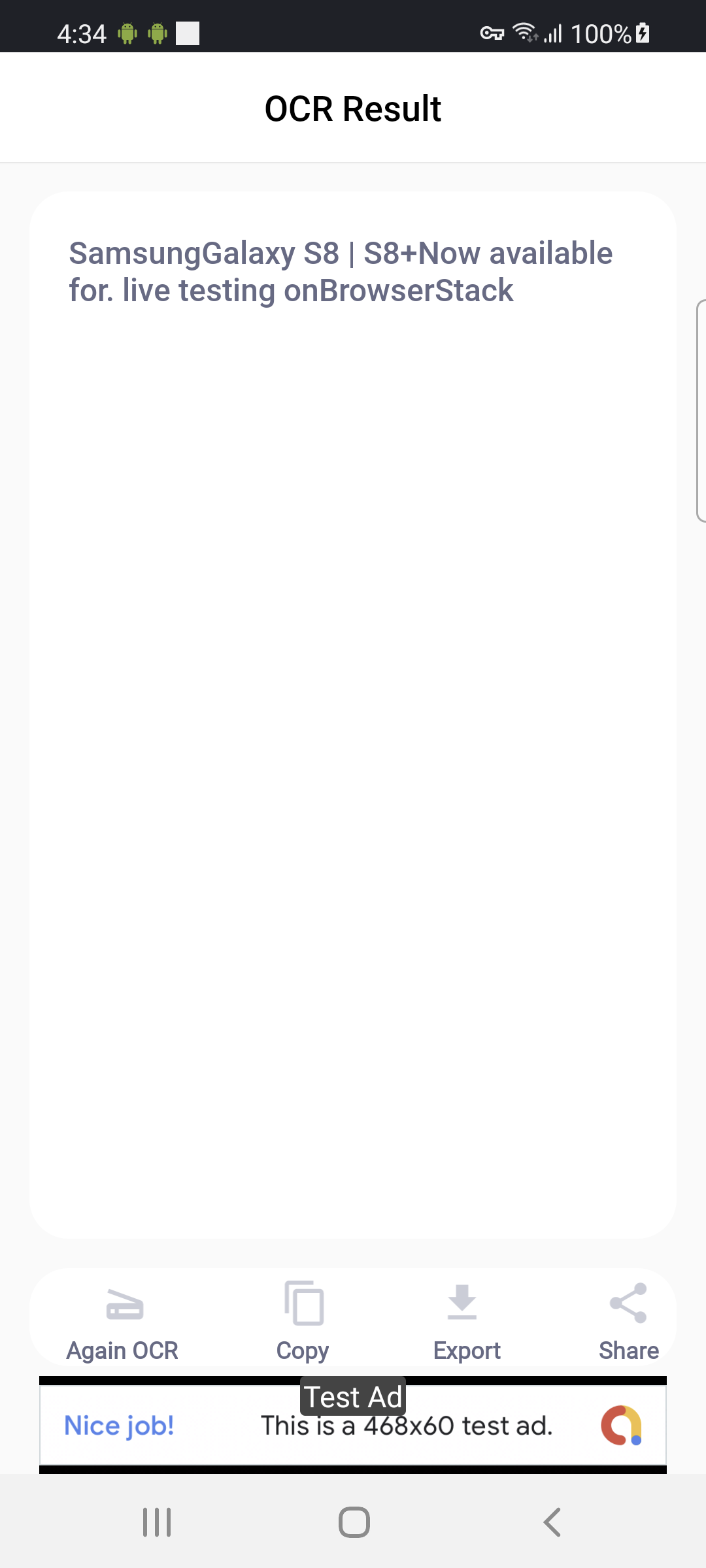 텍스트 변환기에서 이미지 - 내보내거나 공유 할 수있는 텍스트 변환기 앱에서 이미지 미디어 3