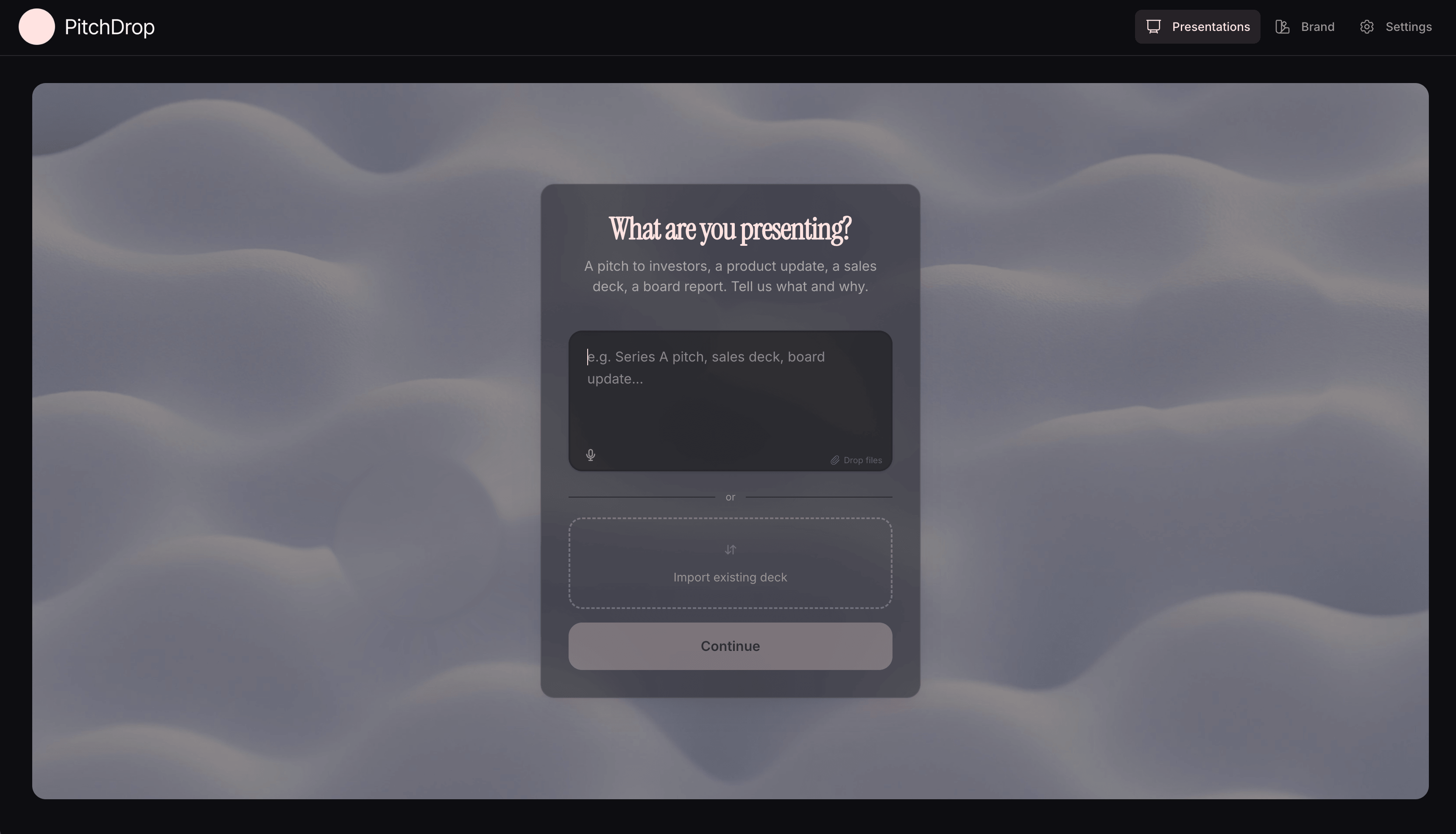 PitchDrop.ai gallery image