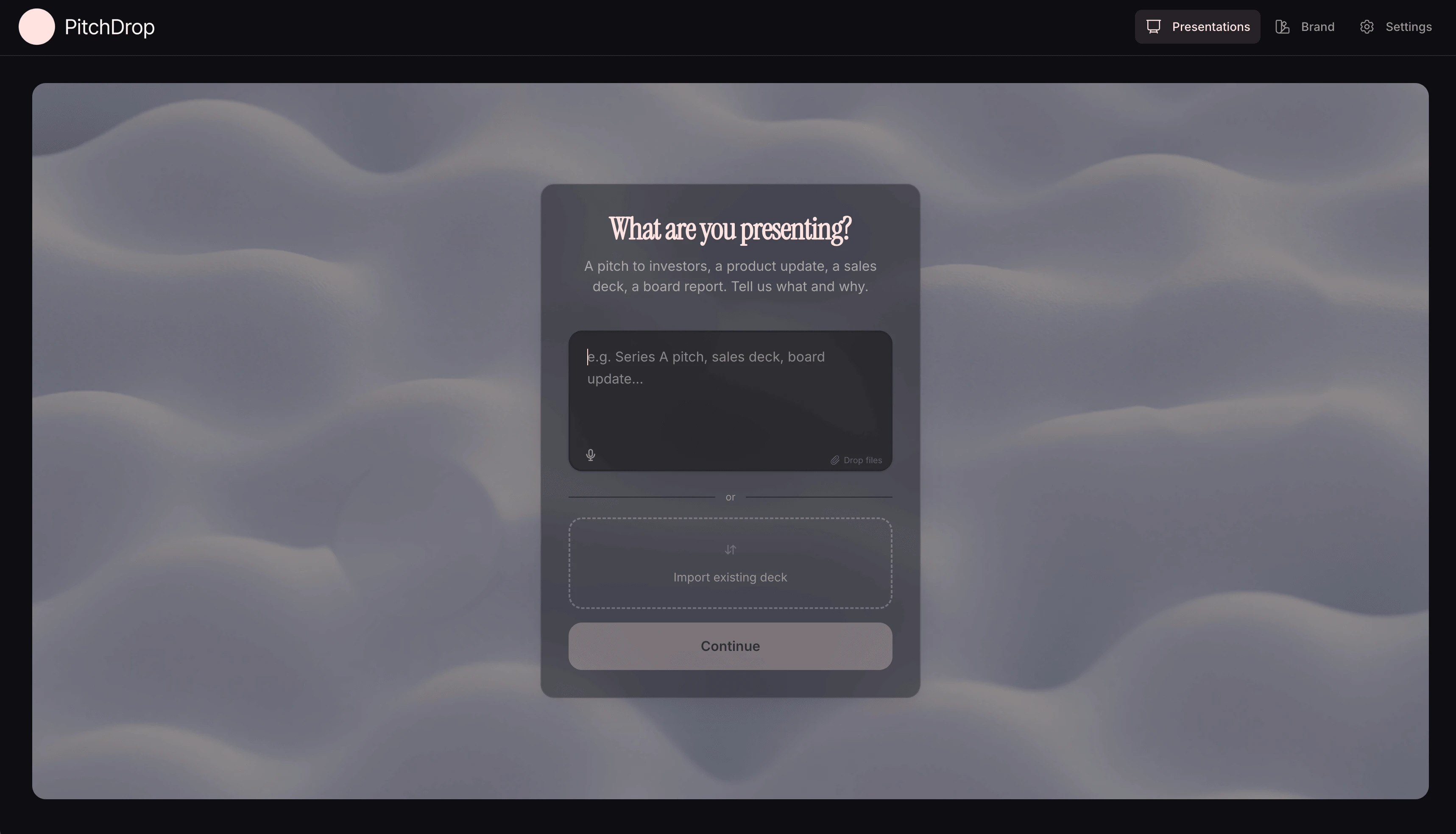 PitchDrop.ai screenshot 1