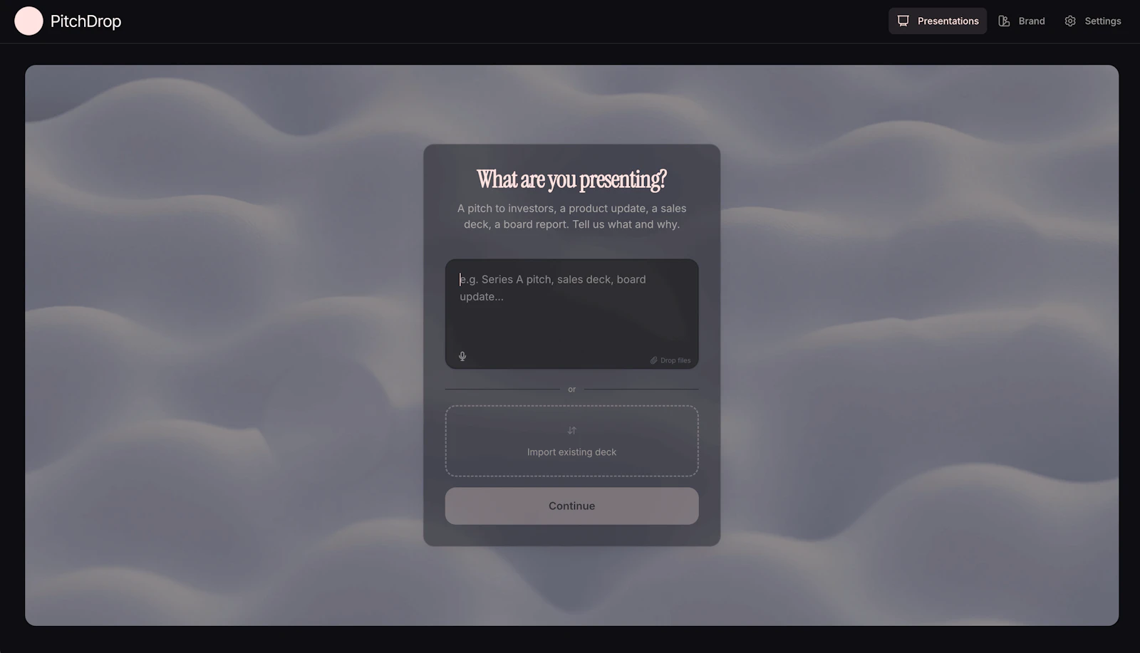 PitchDrop.ai screenshot 1