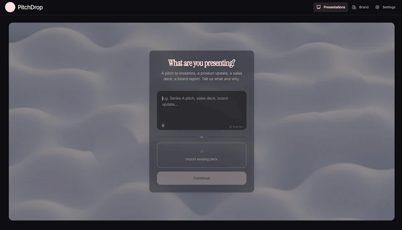 PitchDrop.ai screenshot 1