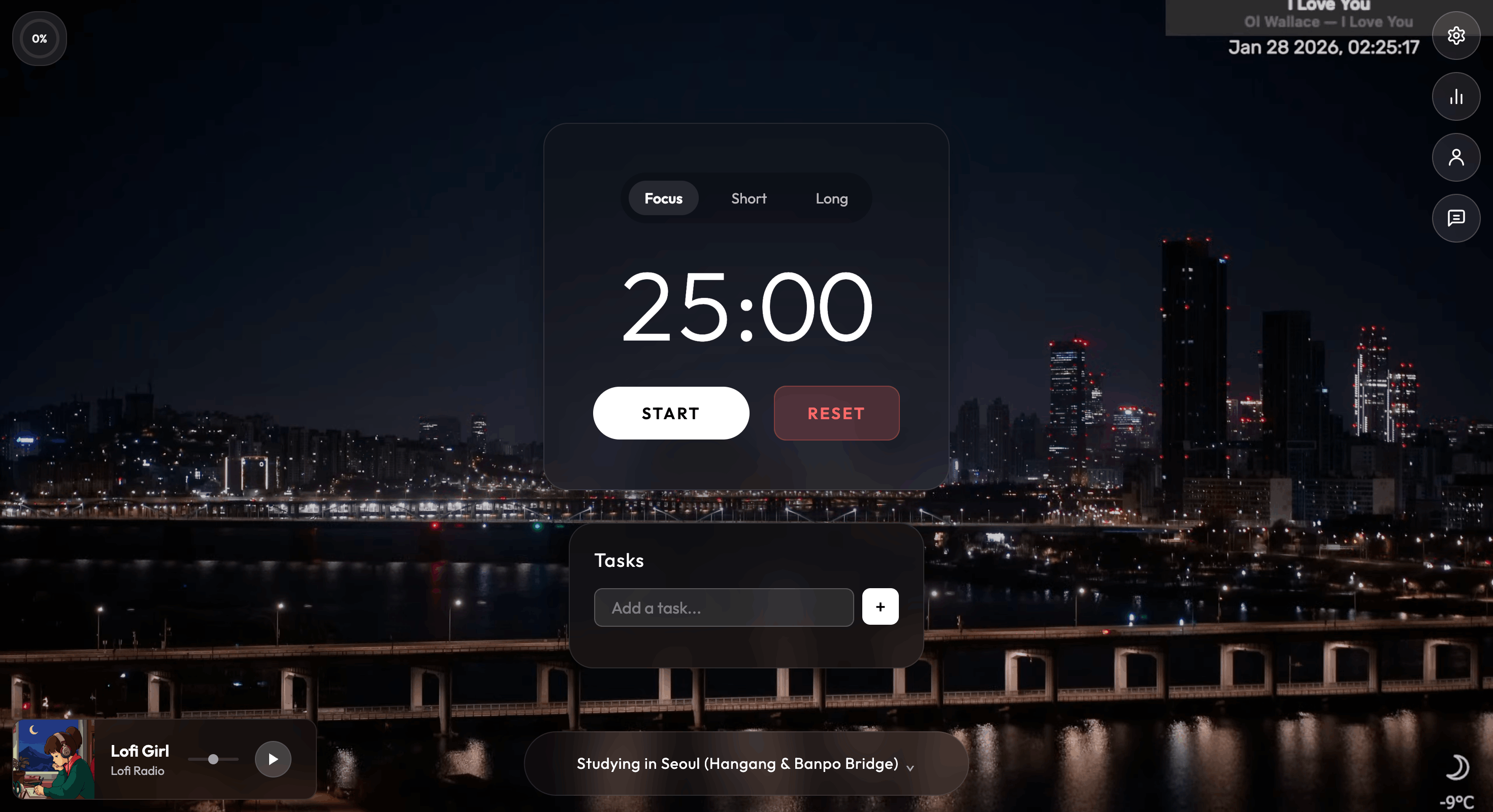 World View Pomodoro - Main product screenshot demonstrating key features and user interface