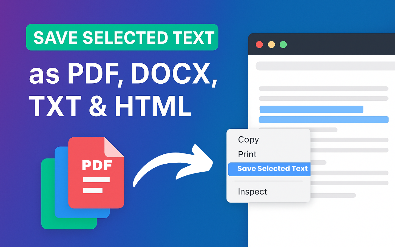 Save Selected Text gallery image