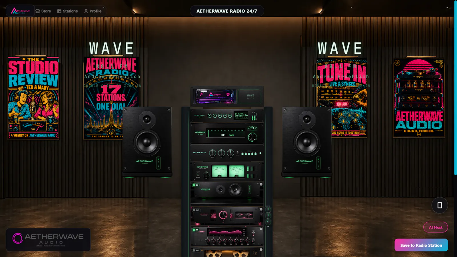 AetherWave Radio Network screenshot 5